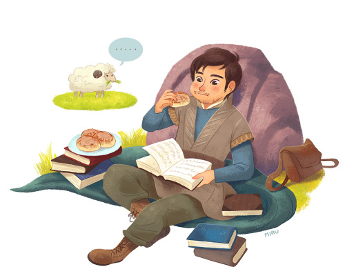 mirudraws:I want to pinch on his cheeks so much! He’s so cute! 