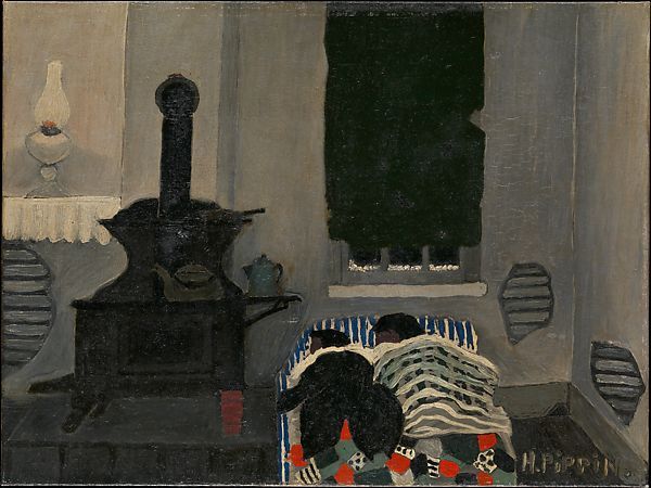 womanhouse: Horace Pippin, Asleep, 1943, oil on canvas board