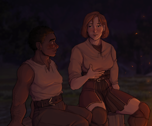 isakisol:Sharing stories by the campfire(may include some gay longing)