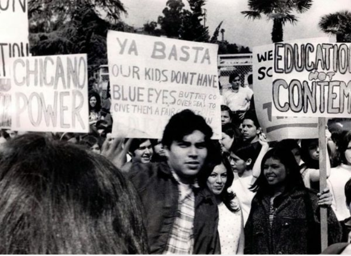 spaceymexican:  Anyways since no one is talking about it This week is the 50th anniversary of the L.A. high school walkouts where Mexican American students fought the racist injustice towards them in the American education system. Mexican American high