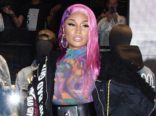 Nicki Minaj See Through At Milan Fashion Week porn pictures