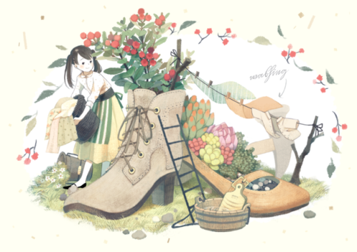somemachi: 「靴の庭」
