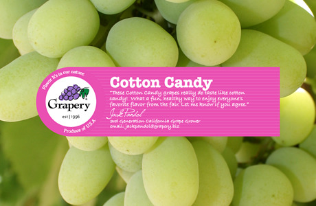 ultrafacts:    The Cotton Candy Grape: A Sweet Spin On Designer Fruit    “When