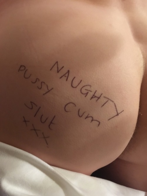 My slut is definitely NAUGHTY! just so he doesn’t forget it!