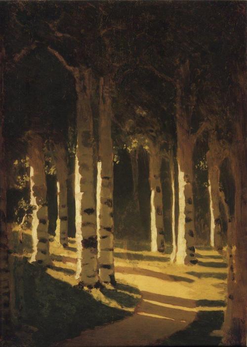 Sunlight in the park, 1908, Arkhip Kuindzhi