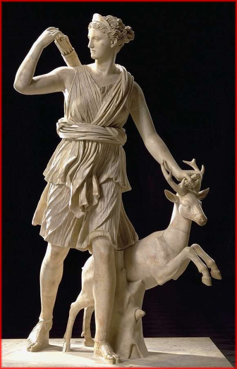 ananiriv: Artemis, the DiANA of Versailles 1st-2nd C. AD Musee du Louvre, Paris. #HistoryofArt #art 