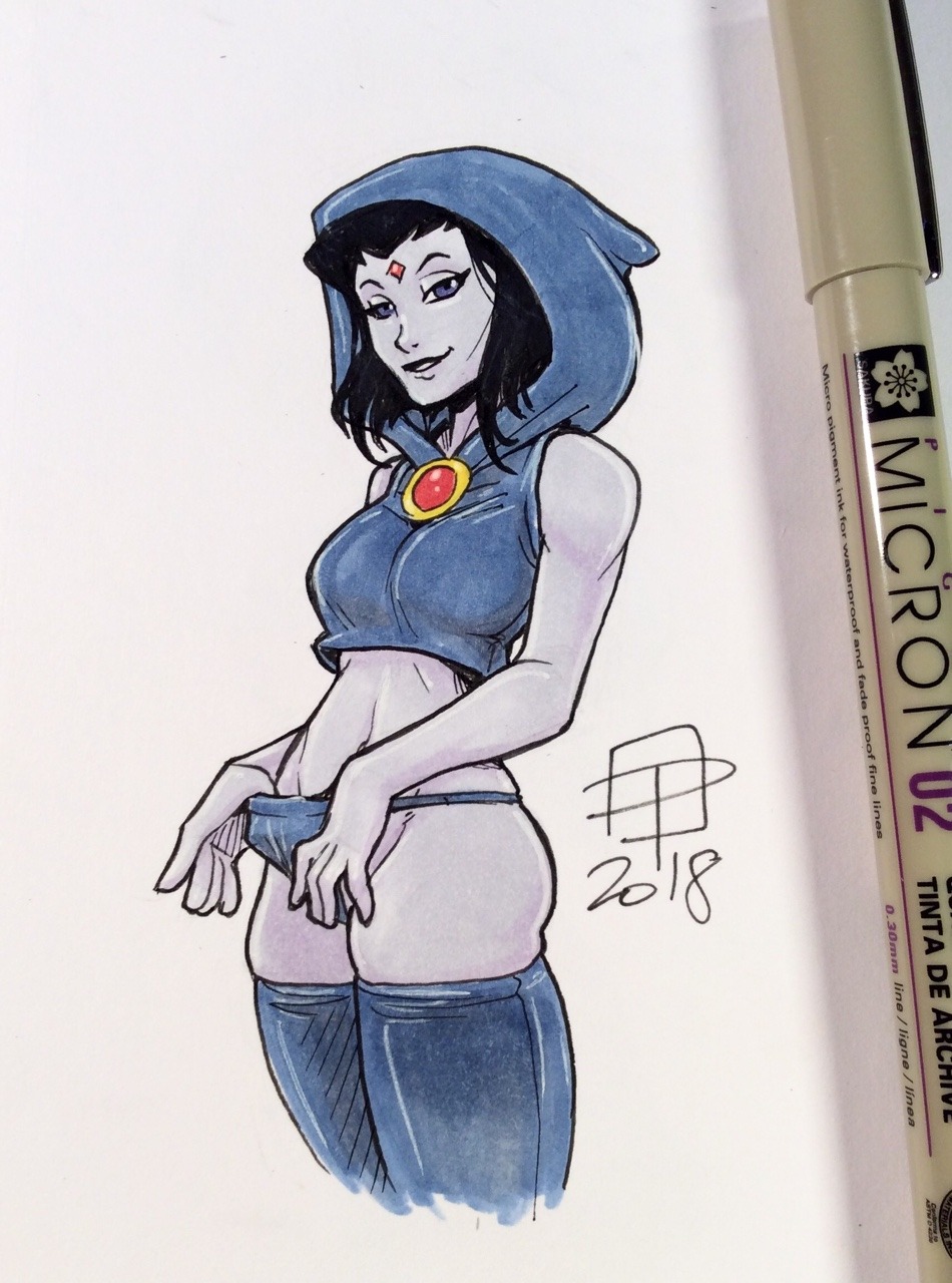 callmepo: Raven as a shawtie in a hoodie.  You can help support the creation of