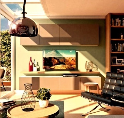Contemporary Sunroom - MediumMid-sized Contemporary Sunroom Design With A Glass Ceiling And Light Wood