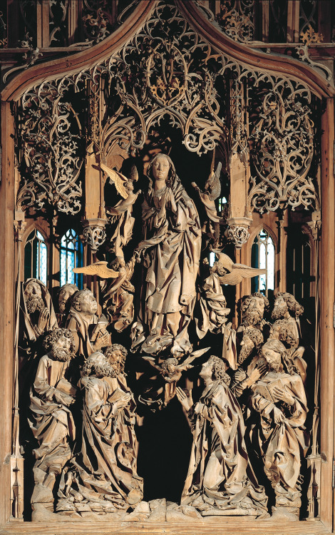 murkdweller:Tilman Riemenschneider  (Würzburg, Germany)  The Assumption of the Virgin 1505-1510 Li