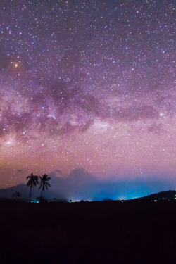 sundxwn:  Sangkir Village and Milkyway by