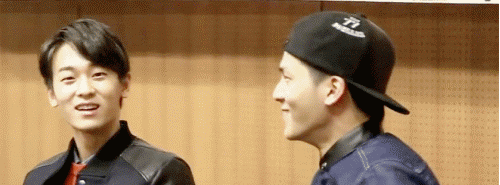 milktealimesoda:  minsoo being himself showing the b’day boy some &ldquo;love&rdquo;