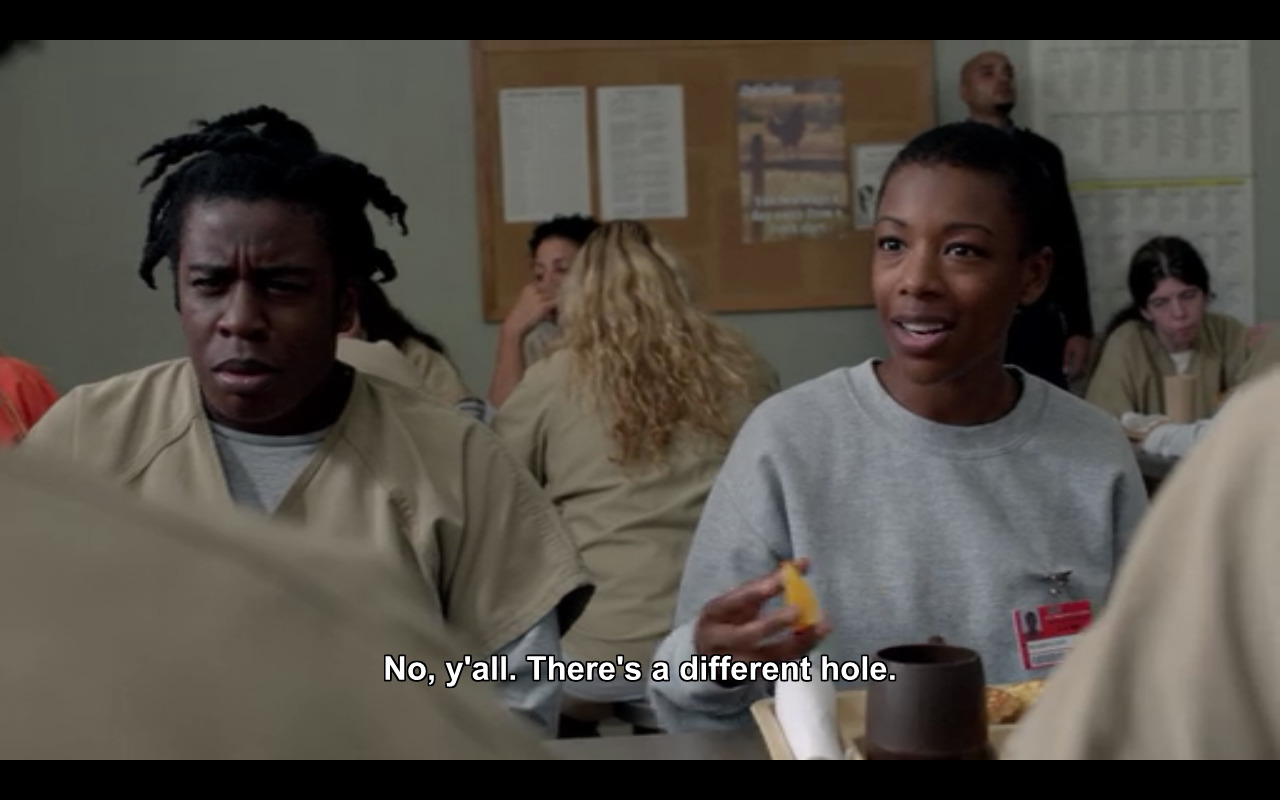 wendycorduroy:  ohyeeeahman:  adventureiwillalwaysseek:  orange is the new black