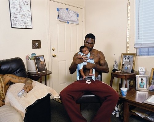 newyorker: Deana Lawson’s Kingdom of Restored Glory Deana Lawson’s work is prelapsarian—it comes before the Fall. Her people seem to occupy a higher plane, a kingdom of restored glory, in which diaspora gods can be found wherever you look: Brownsville,