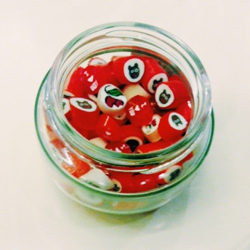 2: Twisted candies. Thanks @shinmikomi #100happydays #100happydayschallenge #kawaii #kawaiifood #kaw
