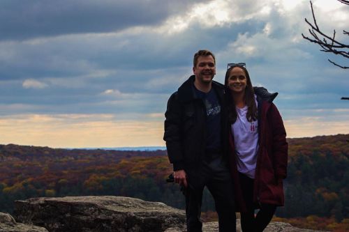 Chicago in Devils Lake ‍‍ . . . . . . #DevilsLakeStatePark  #FallColors #FallHikes #Fall #Midwestfal