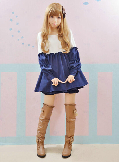 chi-senpai-deactivated20161006:  Sweet Long Blouse Enter the code 'chi-senpai' for