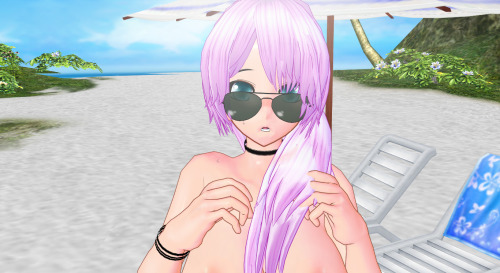 pervertedmistress:  alicex21:   Strip down, show off, and have sex with the lifeguard.  Isn’t t-that a bit e-extreme?  … I’ll go ask the l-lifeguard if he w-wanna …  >///