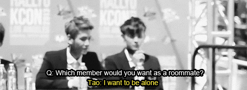 cheolyans:  But Tao..don’t you afraid of ghosts???   
