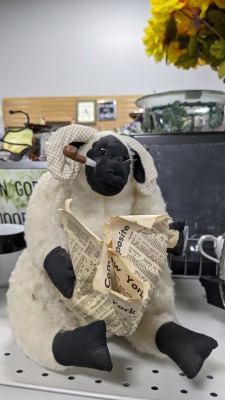 shiftythrifting:  Whatever in heck this lamb