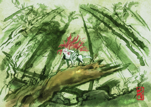 virtuousmission: Okami Art By: Kenichiro Yoshimura, Sawaki Takeyasu, Mari Shimazaki