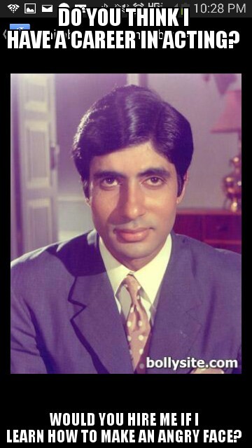 Now you know why he became an angry young man.Salaam to the great amitabh bachhan.