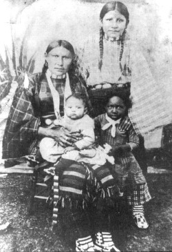 whogivesacrapwhatmyusernameis:  Many Native Americans welcomed African Americans into their villages. Even as slaves many African Americans became part of a family group, and many intermarried with Native Americans - thus many later became classified