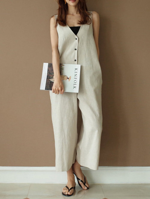 permanentfilemugglethings: Casual Fashion Loose Jumpsuit for Women1 / LEFT       // &