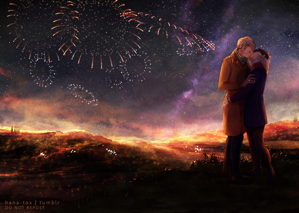 hana-tox: for auld lang syne, my dear happy new year from the philippines! firework