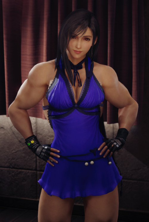otherwindow:Thinking about this buff Tifa mod called Beefa  I Beefa TwT(I wanted to do Dolphin Flur