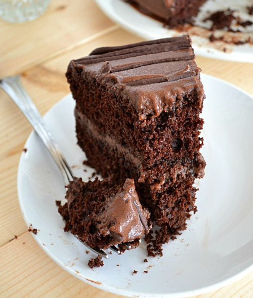 XXX fullcravings:  Death by Chocolate Layer Cake photo