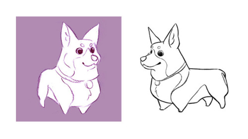 Design, turn &amp; corgi butt !Some researches for Brownie from the 48h Gobelins &amp; Animation Wor