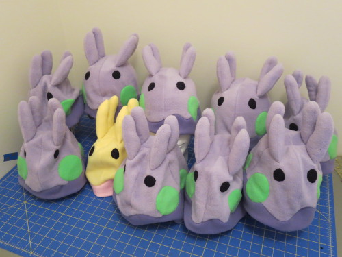 caffeinatedcrafting: A wild hoard of goomy appeared! Available now on my etsy, I made 10 regular and