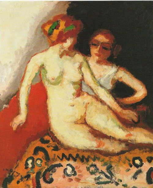 justineportraits - Kees Van Dongen        Nu et femme en chemise ...