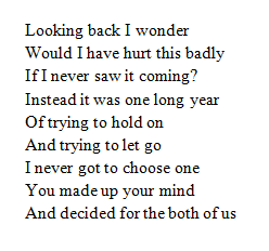 My flame is gone