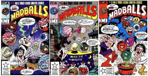 travisbierwagen: MADBALLS!  The comic book from Marvel/Star began as a 3 issue mini-series, and