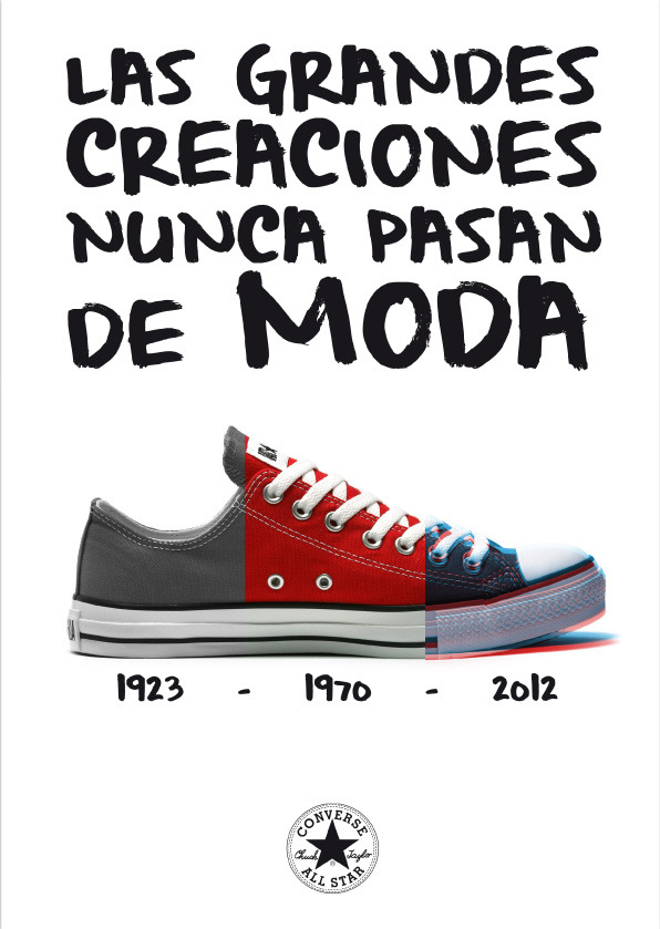 inflación maduro táctica Gauss Multimedia — MDG 2011-12. Cartel Converse All Star. Manuel...