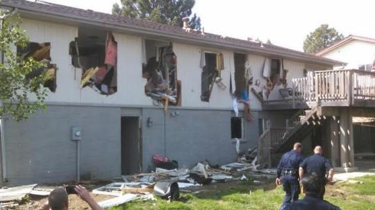 Cops chase innocent shoplifting suspect into stranger's house, then storm it with 50-person SWAT team and blow up every room except one