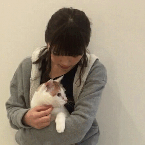 nagisachanoshi:  ♡　Nagisa & a cat　♡