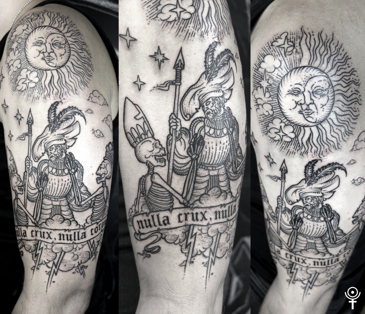 fuckyeahtattoos:  Tattoo by Gabor Zolyomi Facebook: https://www.facebook.com/Zolyomi