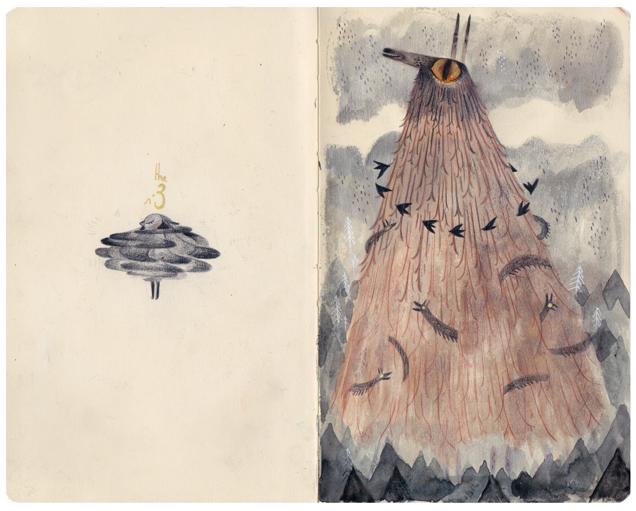 ssoja:  I started my third moleskine sketchbook a year ago, and well, these are all