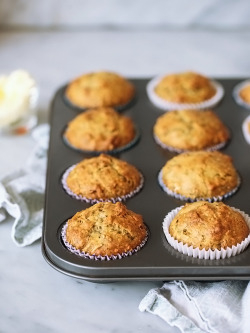 4himglory:  Banana Bread Muffins | Foodie