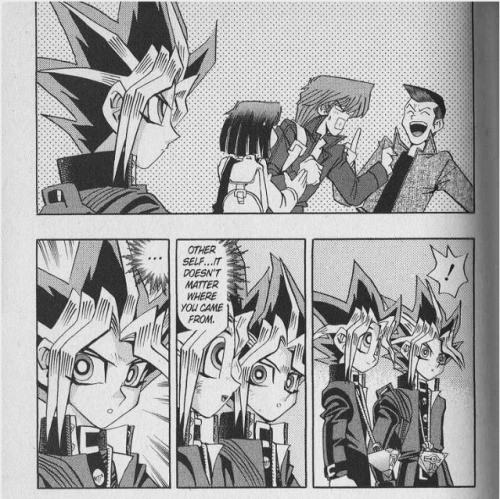 ryoubakvra:YUGI AFFIRMING TO ATEM THAT HE IS LOVED