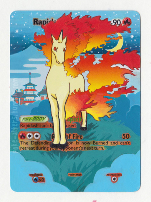 Rapidash - Triumphant 8/102Original Illus. by Kyoko...