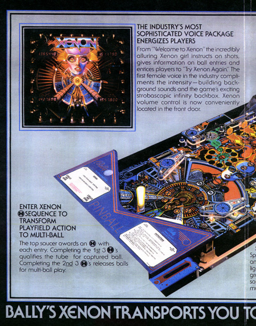 spacetwinks:one of the two known upcoming tables for Pinball Arcade, the 1980 sci-fi table, XENON!