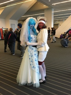 lilacandpeony:  This is the cutest cosplay I’ve ever seen!! You guys were so nice! Thanks for letting us take pictures!!