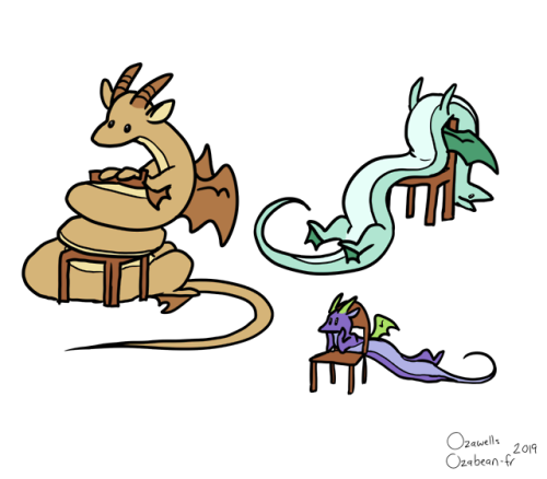 ozabean-fr: how to not sit in chairs: spiral edition
