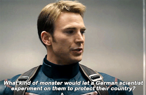 chrisevansedits:File says they volunteered for Strucker’s experiments. It’s nuts.Avenger