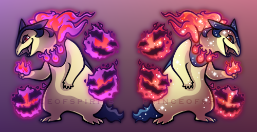 princeofspirits: I’ve been working on my next wave of Ghost Pokémon designs that will d