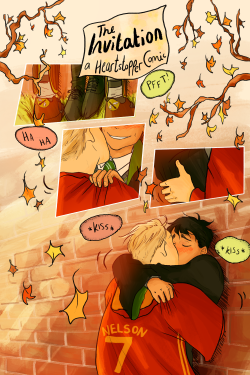 heartstoppercomic:  Mini-Comic: The Invitation A little story about a secret Gryffindor/Slytherin relationship. [These characters are called Nick and Charlie and they’re from my webcomic @heartstoppercomic. Please don’t tag them as any other ship