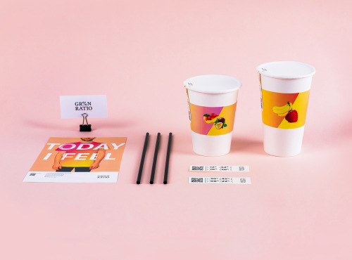 Concept smoothie brand by Francesco Bianchi